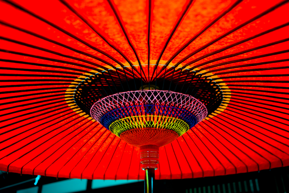 A Japanese old style parasol